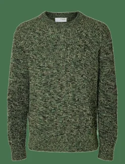 SLMTILUM LS KNIT CREW NECK - Rundhalsad