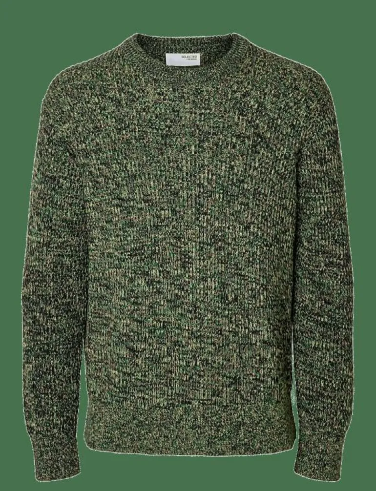 SLMTILUM LS KNIT CREW NECK - Rundhalsad
