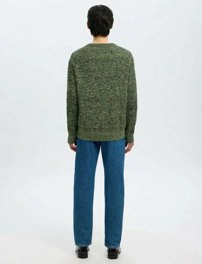 SLMTILUM LS KNIT CREW NECK - Rundhalsad