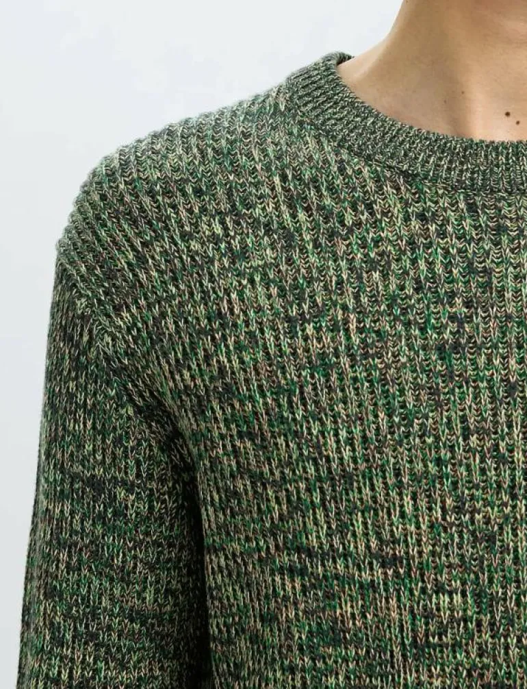 SLMTILUM LS KNIT CREW NECK - Rundhalsad