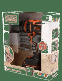 Smoby Black+Decker Electronic Drill - Leksaksverktyg