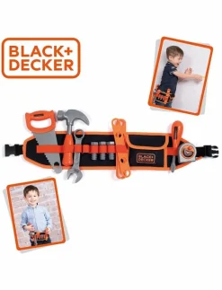 Smoby Black+Decker Verktygsbälte i tyg - Leksaksverktyg