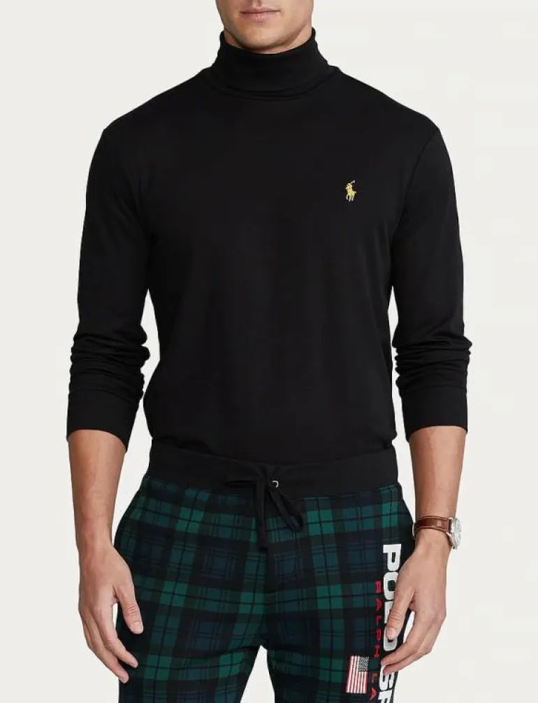 Soft Cotton Turtleneck - Långärmade t-shirts