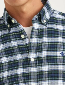 Soft Twill Tartan Shirt-Slim Fit - Rutiga skjortor