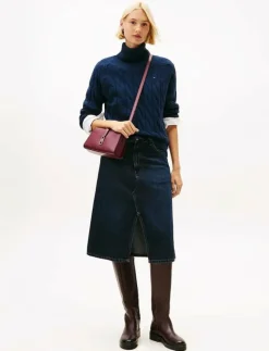 SOFT WOOL CABLE ROLL-NK LS SWT - Polotröjor