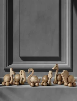Spinning Giraffe - Small - Träfigurer