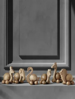 Spinning Kangaroo - Small - Träfigurer