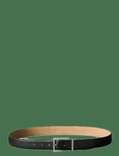 SQUARE BUCKLE EMBOSSED WOVEN 32M - Skärp