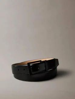 SQUARE BUCKLE SMOOTH 32MM ADJ - Skärp