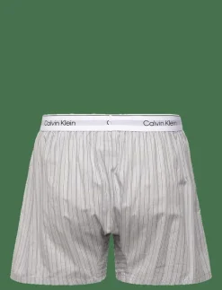 S/S CREW POPLIN BOXER SET - Pyjamas