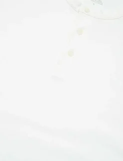 SS HM HENLEY WHITE + - Kortärmad t-shirt