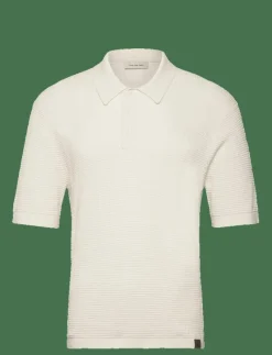 SS SMTH CTTN WFFL PL - Kortärmade pikéer