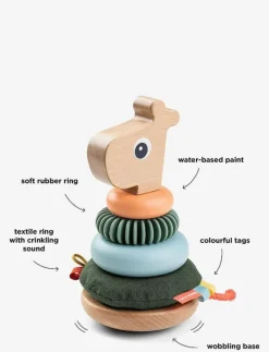 Stacking tower Raffi Colour mix - Stapelbara klossar
