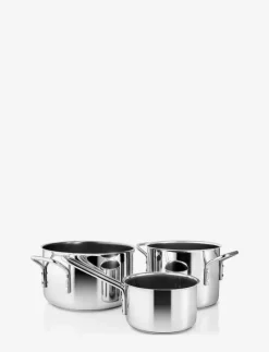Stainless Steel Gryteset 3 st. keramisk Slip-Let® - Grytor