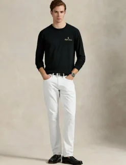 Standard Fit Logo Jersey T-Shirt - Långärmade t-shirts