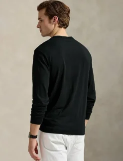 Standard Fit Logo Jersey T-Shirt - Långärmade t-shirts