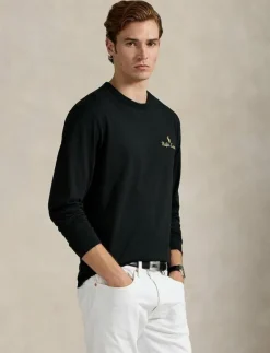 Standard Fit Logo Jersey T-Shirt - Långärmade t-shirts