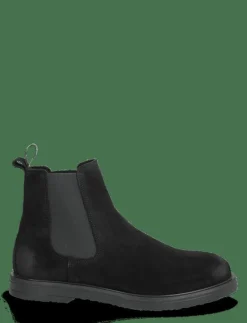 Stanley Suede Chocolate - Chelsea boots