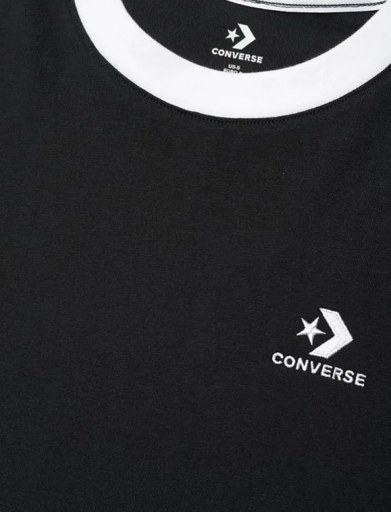 STAR CHEVRON TEE DRESS CONVERSE BLACK - Klänningar