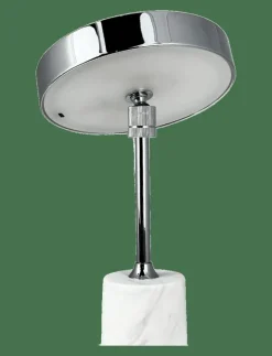 Starlight LED rechargeable table lamp chrome white marble - Bordslampor
