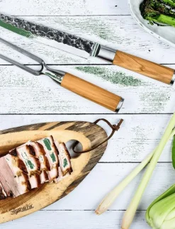 Stekgaffel Forged Olive SdV - Köksknivar & Knivtillbehör