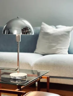 Stockholm D20 Chrome/ marble table lamp - Bordslampor