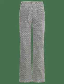 Straight-fit jeans with rhinestone detail - Straight jeans