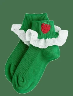 Strawberry emb lace 1-pack socks - Strumpor & Tights