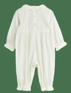 Strawberry emb schiffli jumpsuit - Nederdelar