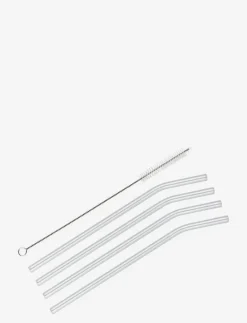 Straws VETRO 4 pcs. w/cleaning brush - Serveringstillbehör