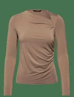 Stretch Jersey Asymmetrical Top - Långärmade toppar