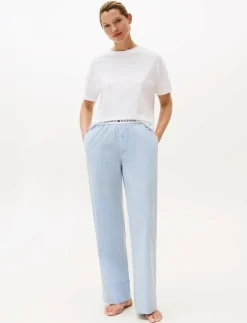 STRIPE POPLIN PANTS (EXT.SIZES) - Nederdelar