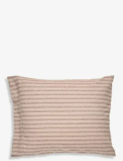 Striped Cotton Flannel Pillowcase - Örngott