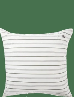 Striped Cotton Poplin Pillowcase - Örngott