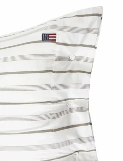 Striped Cotton Poplin Pillowcase - Örngott