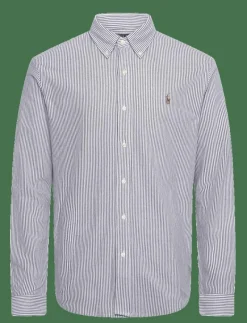 Striped Knit Oxford Shirt - Oxford-skjortor