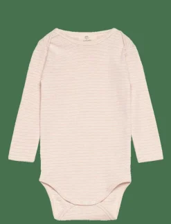 STRIPED LONG SLEEVE BODY - Långärmad body