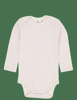 STRIPED LONG SLEEVE BODY - Långärmad body