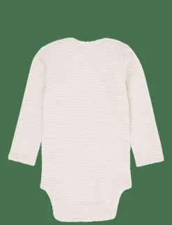 STRIPED LONG SLEEVE BODY - Långärmad body