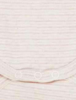 STRIPED LONG SLEEVE BODY - Långärmad body