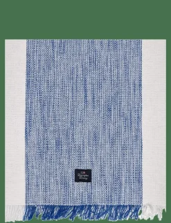 Striped Organic Cotton Runner with Fringes - Dukar & löpare