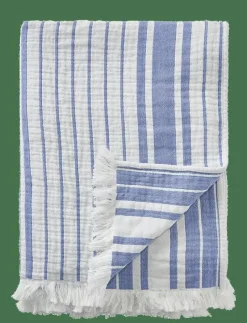 Striped Organic Cotton Throw - Filtar & Plädar
