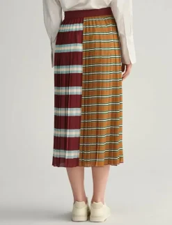 STRIPED PLEATED SKIRT - Maxikjolar