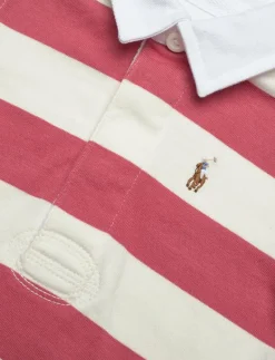 Striped Rugby Shirt & Chambray Short Set - Set med kortärmad t-shirt