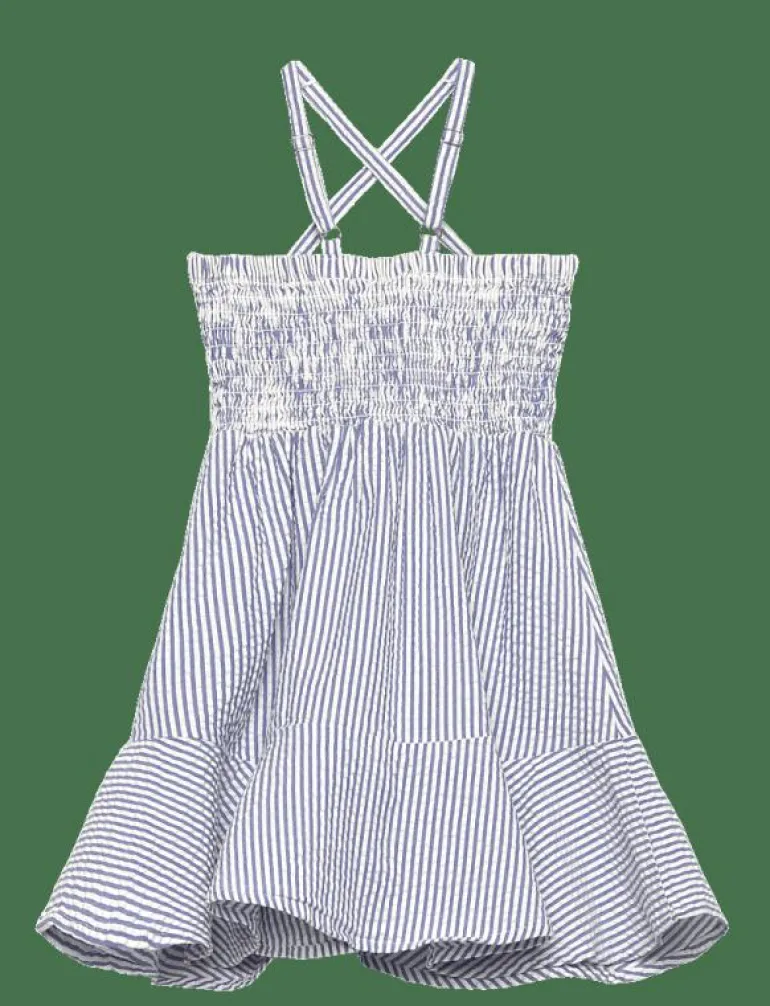 STRIPED SEERSUCKER DRESS - Ärmlösa vardagsklänningar