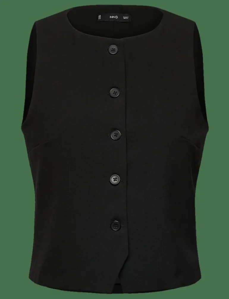 Suit waistcoat with buttons - Stickade västar