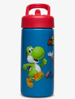 SUPER MARIO, Water bottle with straw - Matdags