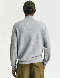 SUPERFINE LAMBSWOOL HALF ZIP - Stickat