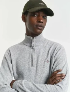 SUPERFINE LAMBSWOOL HALF ZIP - Stickat