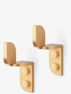 Tabula Wall Hooks Brass (2 pcs.) - Krokar